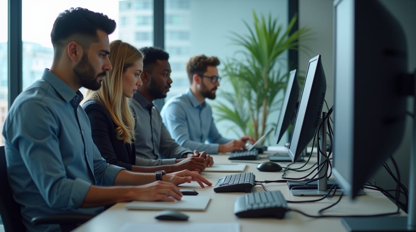 Guys providing IT Support to the small business client